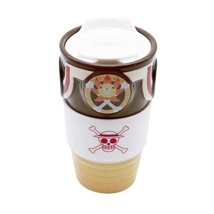 Abysse America One Piece - Thousand Sunny Ceramic 14 Fl Oz Travel Mug