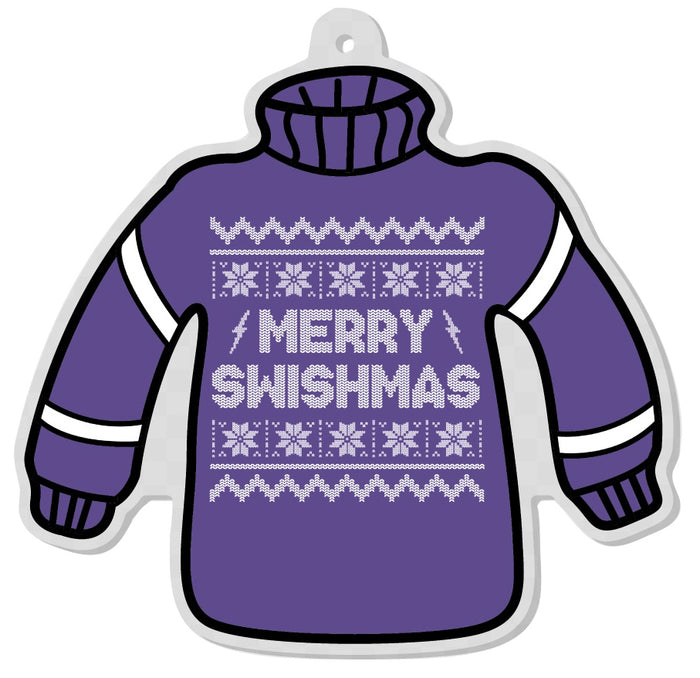 Acrylic Swishmas Ornament 3" - LIMITED RUN