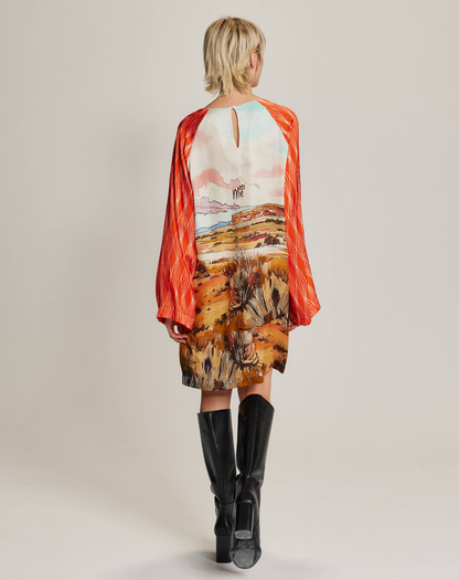 Alani Rodeo Neck Mini Dress
