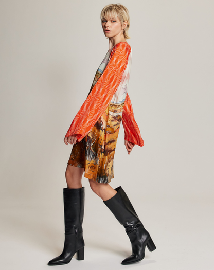 Alani Rodeo Neck Mini Dress