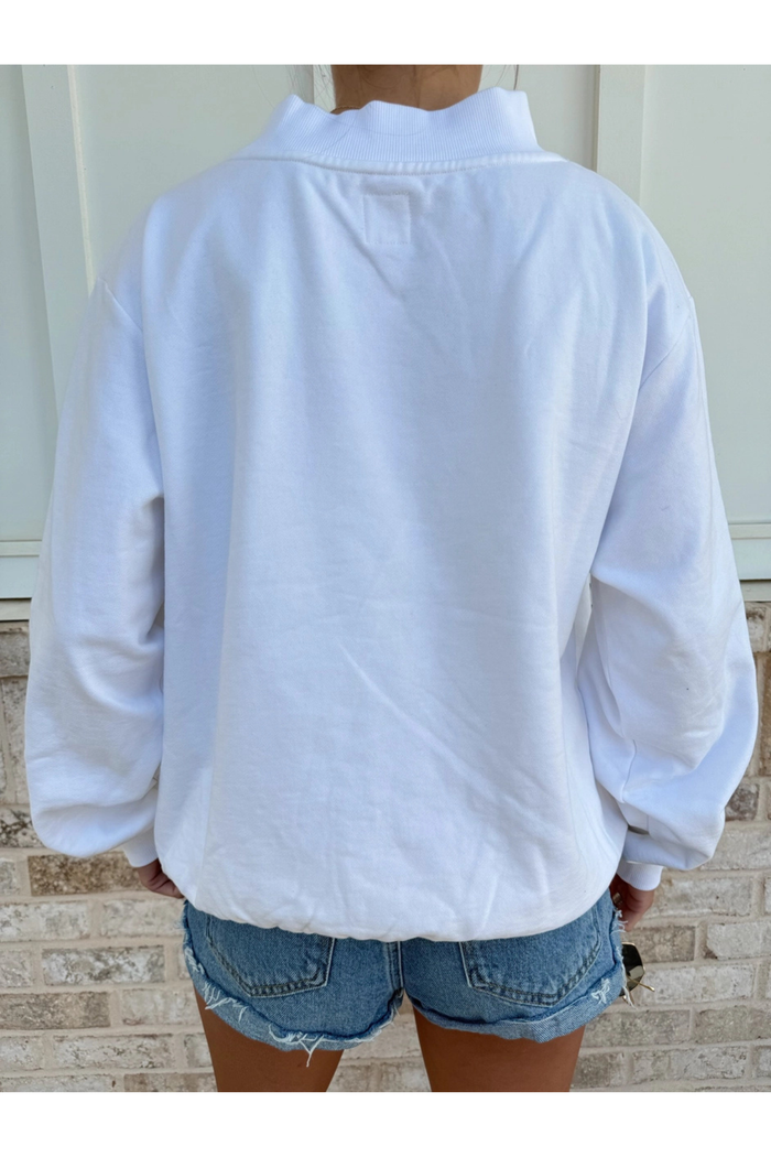 American Flag Mockneck