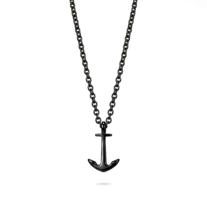 Anchor Halskette Schwarz