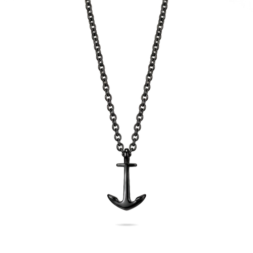 Anchor Halskette Schwarz