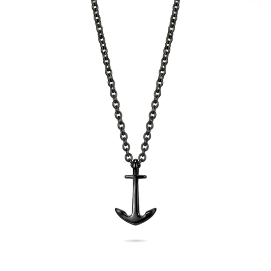 Anchor Halskette Schwarz