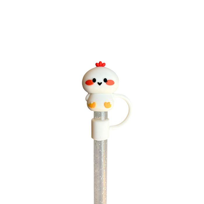 Animal - (Retail 4-pack) Straw Toppers