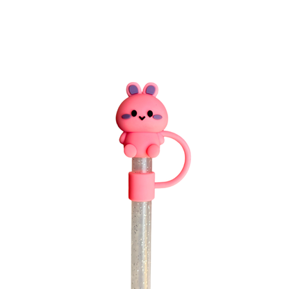 Animal - (Retail 4-pack) Straw Toppers
