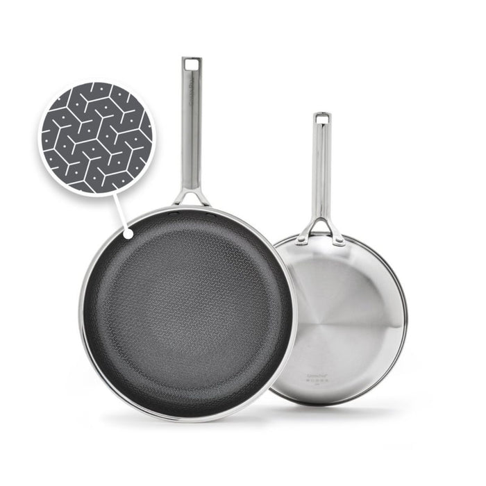 Apex<br> Thermobond Hybrid Ceramic Non-stick 2pc Frypan Set - 24 & 28 Cm