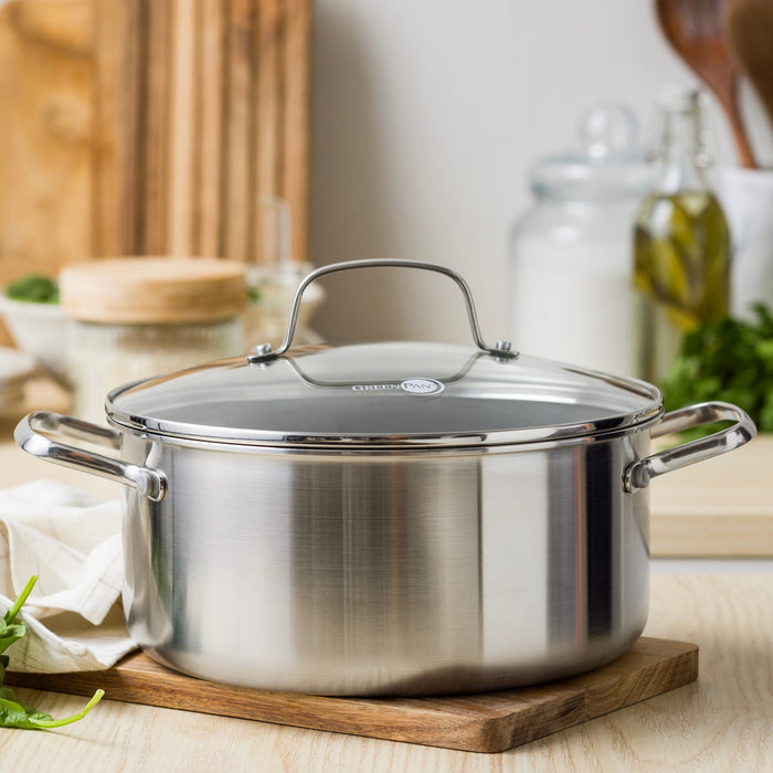 CC010732-102 - Apex Greenpan Apex Casserole, Stainless Steel 18cm - Product Image 3