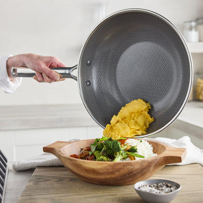 CC010631-102 - Apex Greenpan Apex Wok, Stainless Steel 28cm - Product Image 2