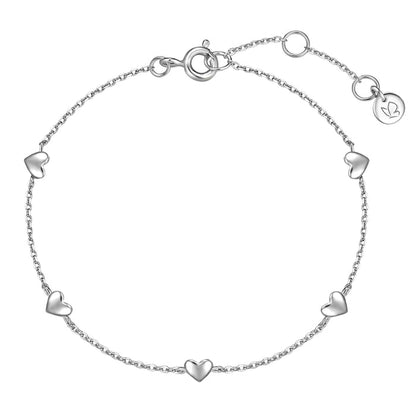 Armband silber mit Herz