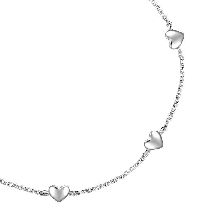 Armband silber mit Herz