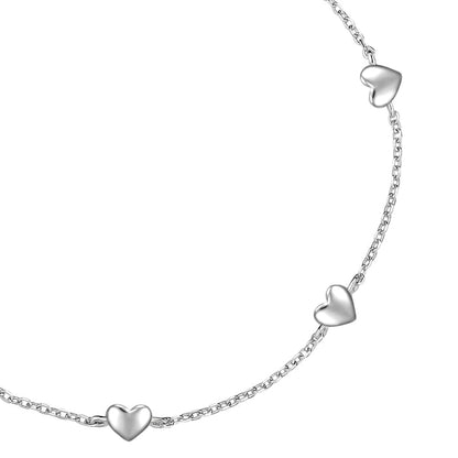 Armband silber mit Herz