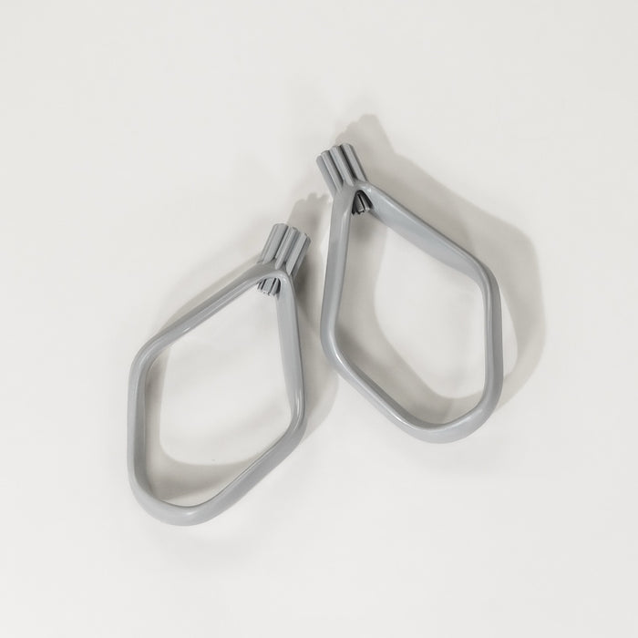 NutriMill grey pro line cookie paddles on grey background