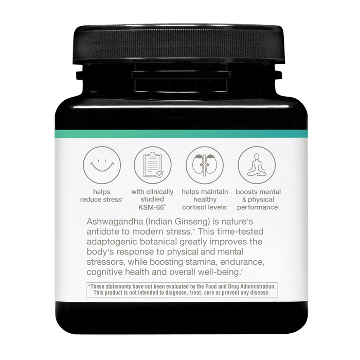 ASH.00758 Youtheory Ashwagandha 60 Capsules Product Image - Left