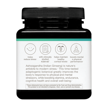 ASH.00758 Youtheory Ashwagandha 60 Capsules Product Image - Left