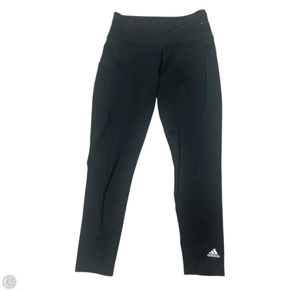 Athletic Leggings By Adidas In Black, Size: M