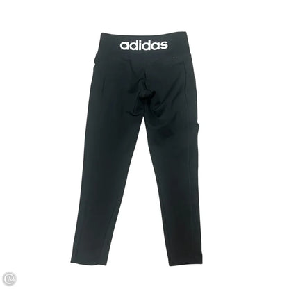 Athletic Leggings By Adidas In Black, Size: M