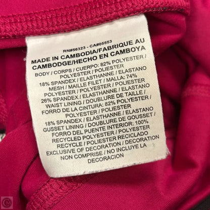 Athletic Leggings By Nike In Pink, Size: 4