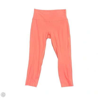 Athletic Leggings By Lululemon In Coral, Size: 10