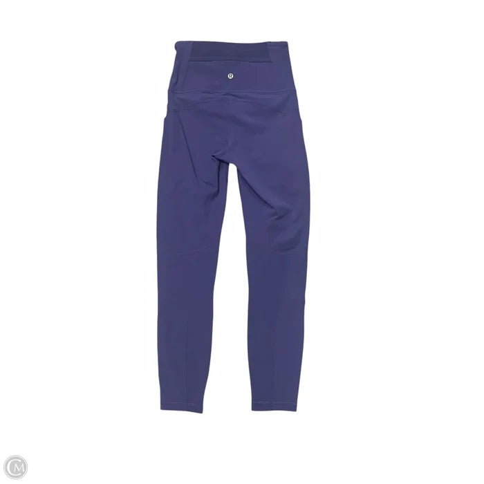 Athletic Leggings By Lululemon In Purple, Size: 4
