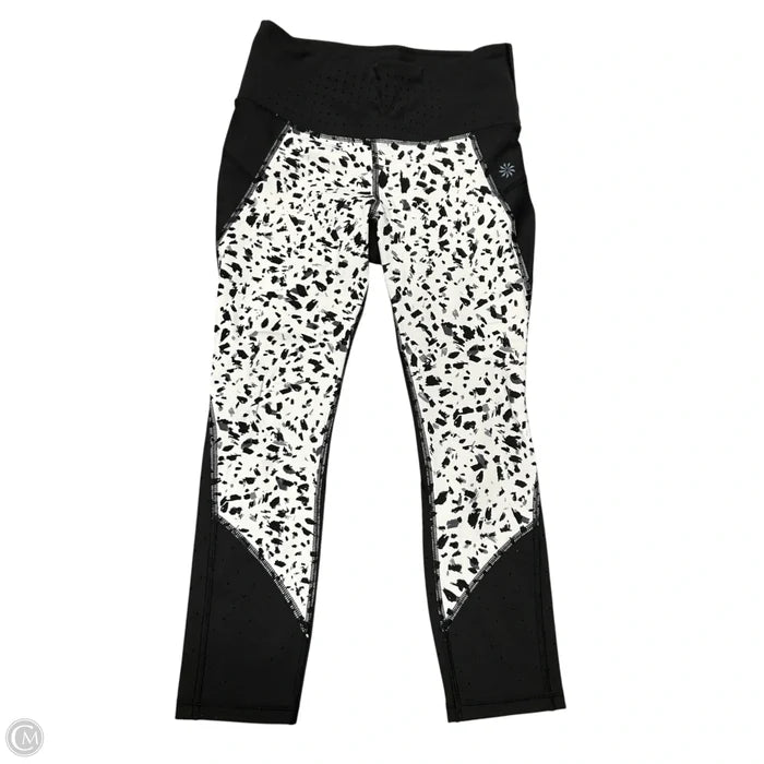 Athletic Leggings Capris By Athleta In Black & White, Size: 0