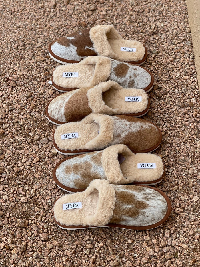 Authentic Cowhide Slippers - ChocolateChocolate6