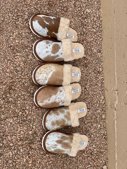 Authentic Cowhide Slippers - ChocolateChocolate6