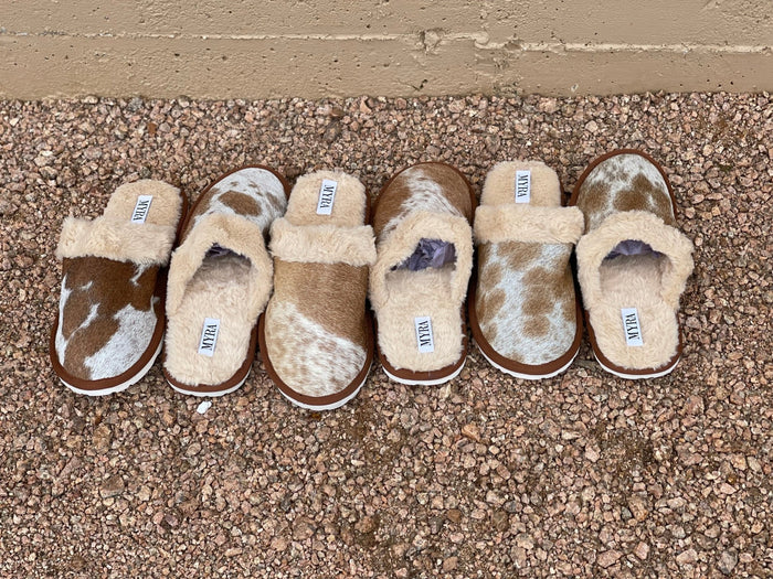 Authentic Cowhide Slippers - ChocolateChocolate6