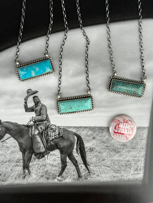 Authentic Turquoise Bar NecklaceRegular