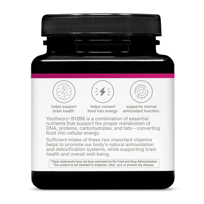 B12B6.92034 Youtheory B12B6 Capsule 60 Capsules Product Image - Left