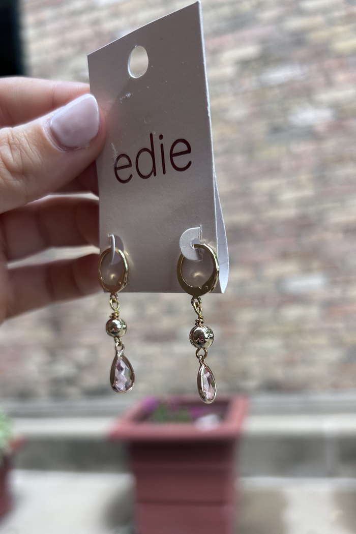 Baby Crystal Drop Earrings