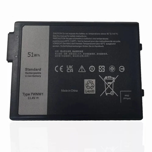 Dell 11.4V 51WHR LI - ION BATTERY for Model: LATITUDE RUGGED 5420 - Rugged Books Inc.