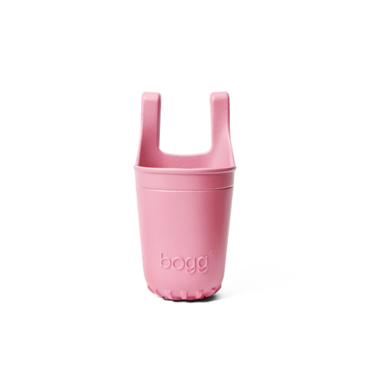 Pink bogg beverage holder on a white background