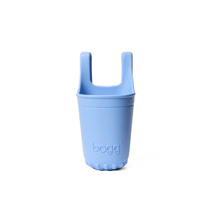 Purple bogg beverage holder on a white background