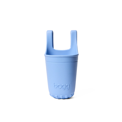 Purple bogg beverage holder on a white background