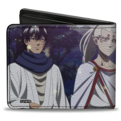Black Clover - Eye of the Midnight Sun Elysia Elf Group Scene and Title Logo Men's Bi-Fold Wallet