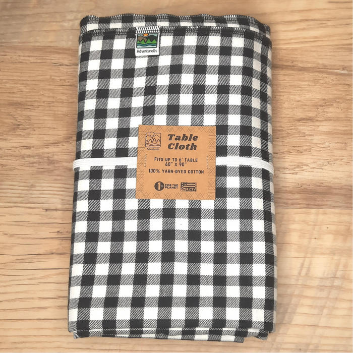 This classic plaid tablecloth adds charm to any picnic, boat or cabin life. Add matching flannel Picnic Napkins for the perfect setting for your outdoor fun.