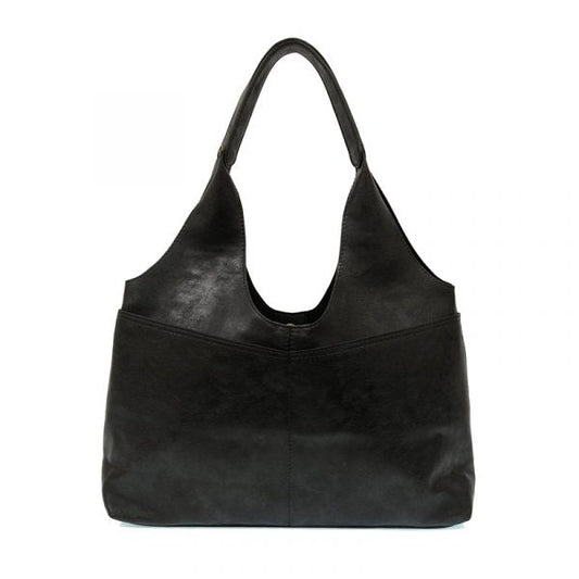 Black Val 4-Pocket Hobo Bag