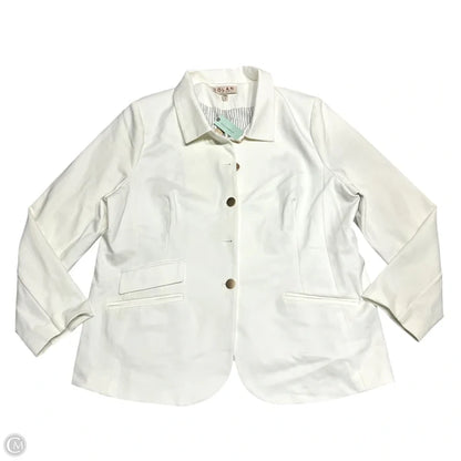 Blazer By Dolan Left Coast In Cream, Size: 2x