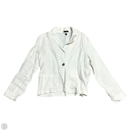 Blazer By Willi Smith In Tan & White, Size: S