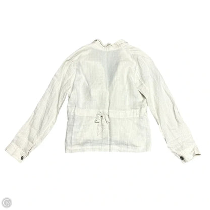 Blazer By Willi Smith In Tan & White, Size: S