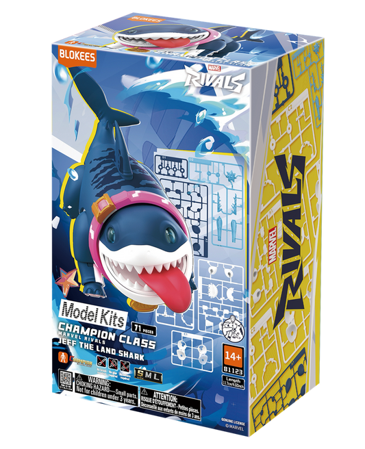 Blokees: Marvel Rivals - Jeff the Land Shark Brick Toy
