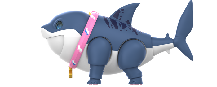 Blokees: Marvel Rivals - Jeff the Land Shark Brick Toy