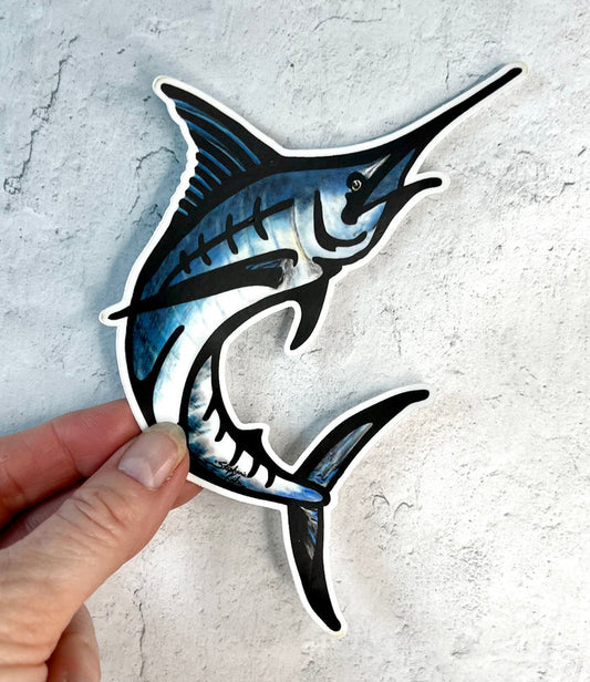 Blue Marlin Sticker
