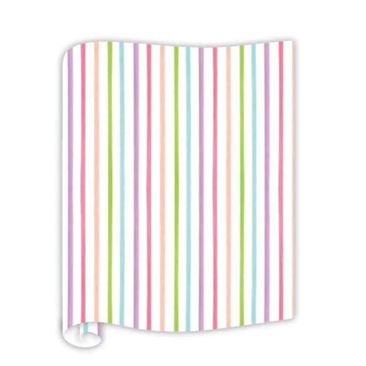 RosanneBeck Collections Blue Purple Pink Stripes Table Runner
