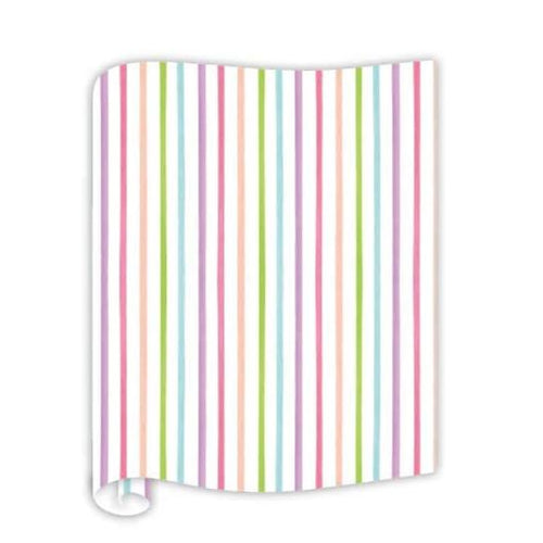 RosanneBeck Collections Blue Purple Pink Stripes Table Runner