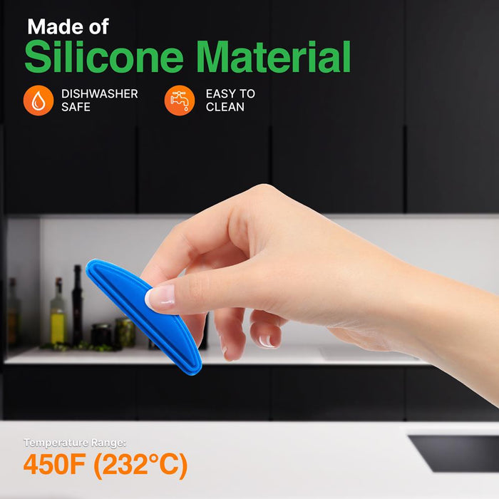 Blue Silicone Handles