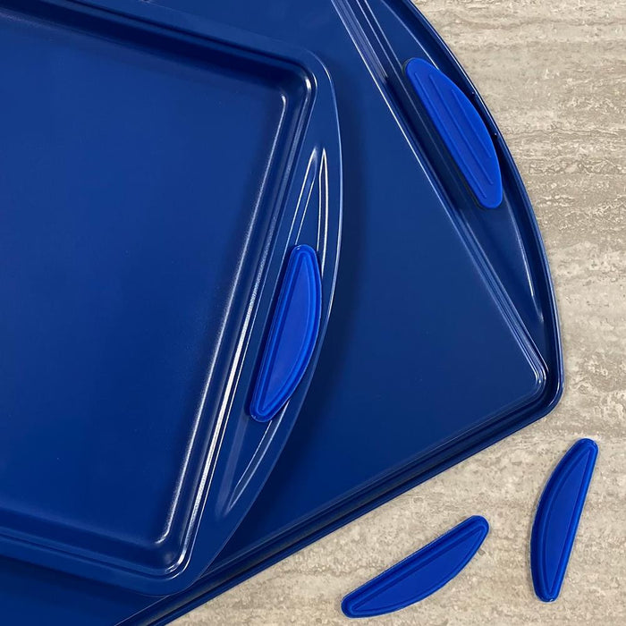 Blue Silicone Handles
