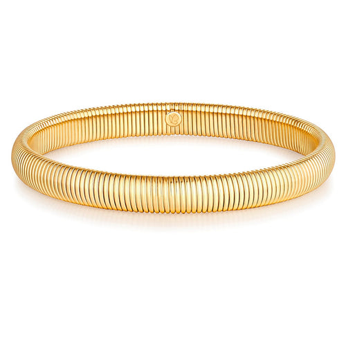 Breiter Armreif in gold