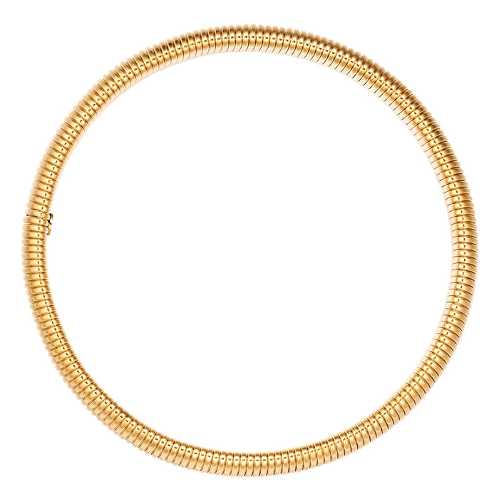 Breiter Armreif in gold